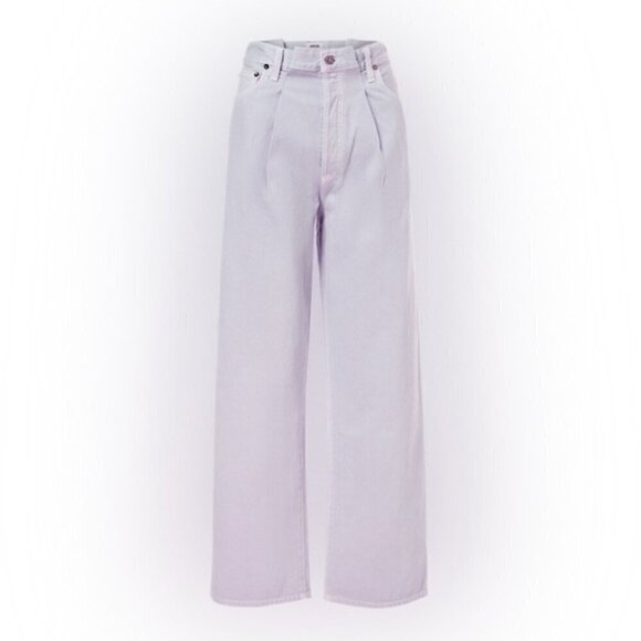 Agolde Dax Upsized Jean In Popsicle Women's Size 23 Pale Lavender Light Wash NWT - Picture 2 of 16